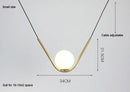 DecorBites™ Golden Black Perle Trio Pendant - Metal G9 LED Linear Dining Light