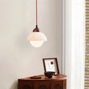 DecorBites™ Cream Marble LED Pendant Light: Modern Nordic Hanging Lamp for Living, Bedroom, Kitchen