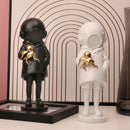 DecorBites™ Diver Sculpture Ornament: Modern Home Office Decor Gift
