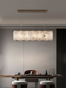DecorBites™ Dimmable LED Marble Art Chandelier Ceiling Light for Dinning Room