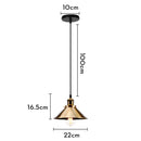 DecorBites™ Iron Pendant Light for Dining Room, Kitchen, and Bedroom