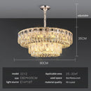 DecorBites™ Crystal Ring Chandelier: 2024 Luxury Bedroom Dining Room Lighting