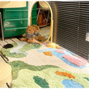 DecorBites™ Luxe 3D Hand Tufted Moss Carpet - Children's Room Irregular Rug