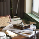 DecorBites™ Acacia Wooden Fruit Bowl Tray for Living Room Coffee Table Décor