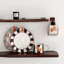 DecorBites™ Kawaii Animal Ceramic Drinkware Set: Coffee Cup, Dessert Plate, Cute Dog Mug
