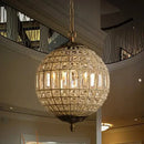 DecorBites™ Luxe Crystal Chandelier for Living Room Bedroom - Mid Century Modern Elegance