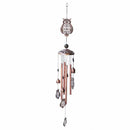 Butterfly Bird Wind Chimes Outdoor Hanging Creative Shape Metal Windchime Crisp Sound Tube Wind Chime Pendant Garden Ornament