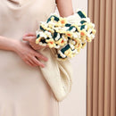 DecorBites™ Elegant Daisy Bouquet Soft Blanket for Office Sofa, Multi-Functional Nap Shawl & Cushion