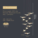 DecorBites™ Dolphin Pendant Chandelier: Luxe Staircase & Lobby Décor for Hotel, Mall & Home
