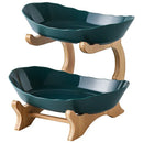 DecorBites™ 3-Layer Table Plates Set: Dinnerware, Fruit Bowl, Snack Stand, Cake Plate, Salad Bowl