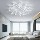 DecorBites™ Lotus Chandelier: Modern LED Ceiling Light Fixture for Home, Living Room, Bedroom.