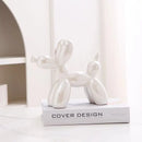 DecorBites™ 22cm Balloon Dog Ceramic Sculpture Decor Statue Office Gift