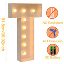 91.5CM Giant Letter Led Light Frame Box Baby Shower 1st Birthday Wedding Party Decor Christmas DIY Name Balloon Filling Box