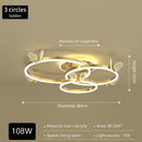 DecorBites™ Gold Butterfly Crystal Chandelier Pendant Light for Elegant Living Room & Restaurant Decoration