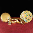 DecorBites™ Cloisonné Manda Pan Eight Auspicious Tea Pan
