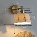 DecorBites™ Ceramic Knob Switch Wall Light by IWHD - Modern LED Sconce for Bedroom, Hallway & Bathroom