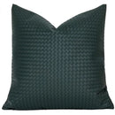 DecorBites™ Geometric Faux Leather Throw Pillow Cover - Modern Luxury Pillowcase