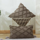 DecorBites™ Diamond Solid Embroidery Cushion Cover - Modern Home Decor