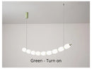 DecorBites™ Bead Nordic Chandelier: Stylish Dining Room Pendant Light for Bar Table Adding Ambiance
