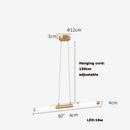 DecorBites™ Dimmable LED Acryl Chandelier Lighting Luminaire for Dinning Room