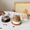 DecorBites™ Clear Glass Water Cup Coffee Mug Juice Drink Bottle Kitchen Tableware