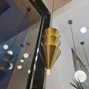 DecorBites™ Gold Black Cone LED Pendant Lamp for Stylish Home and Shop Lighting