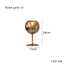 DecorBites™ Glass Gold Table Lamp: Luxury Designer Desk Light for Elegant Living Spaces