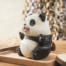 DecorBites™ 14cm Panda Baby Figurines: Fierce & Cute Animal Collection for Home Office Decor