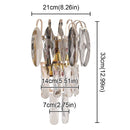 DecorBites™ Crystal LED Wall Light Modern Indoor Lighting for Living Room & Aisle
