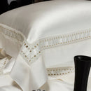 DecorBites™ 1000TC Egyptian Cotton Luxury Satin Bedding Set with Wide Hollow Edge