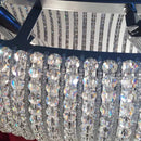 DecorBites™ Crystal Circle Chandelier Pendant Lamp for Modern Luxury Living Room Decor