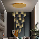 DecorBites™ Crystal LED Chandelier: Elegant Lighting for Home, Restaurant, and Bar