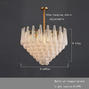 DecorBites™ Elegant Glass Chandelier Lighting for Home Dining Room Decor