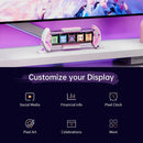 DecorBites™ Cute Gaming Digital Clock with Smart App Control and Weather Forecast, Stock Updates