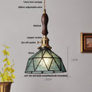 DecorBites™ Glass LED Pendant Lamp: Handmade Japanese Style Adjustable Hanging Light Fixtures