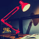 DecorBites™ Adjustable Swing Arm LED Desk Lamp with Switch for Office Reading and Bedside