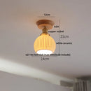 DecorBites™ Clear Glass LED Ceiling Light, Modern Nordic Bedroom Decor Ceiling Lamp
