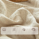 DecorBites™ Cotton & Linen Bed Sheet Set: Luxury, Skin-Friendly, All Seasons, Queen & King Sizes