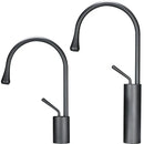 DecorBites™ Brushed Gold Basin Faucet Hot Cold Black Sink Kitchen Swivel Water Crane