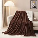 DecorBites™ Cozy Sherpa Twin Blanket: Super Soft Fleece & Velvet Plush Reversible Warm Winter Bed Blanket