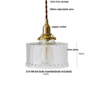 DecorBites™ Amber Glass Ball LED Pendant Light, Modern Nordic Hanging Lamp for Home Decor