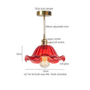 DecorBites™ Green Glass LED Pendant Light Fixture - Modern Nordic Hanging Lamp