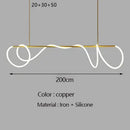 DecorBites™ LED Long Hose Chandelier for Dining Room Kitchen Bar Pendant Lamp