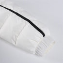 White Winter Jacket for Women – Hooded Thick Warm Padded Coat