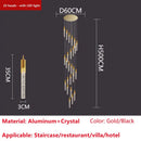 DecorBites™ Crystal LED Ceiling Chandelier for Luxury Home Décor