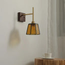 DecorBites™ Glass Copper LED Wall Lights Modern Bedside Lamp for Bedroom Living Room