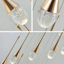 DecorBites™ Crystal Bubble Chandelier: Modern Duplex Living Room Villa Decoration Luminaire