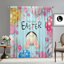 DecorBites™ Easter Curtains with Pole Pocket, Ideal for Kitchens, Living Rooms, Balconies, Gardens