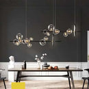 DecorBites™ Glass Ball Pendant Lamps for Dining Room Kitchen Chandelier Lighting