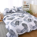 DecorBites™ Daisy Print Quilted Summer Quilt Set in Soft Breathable Fabric